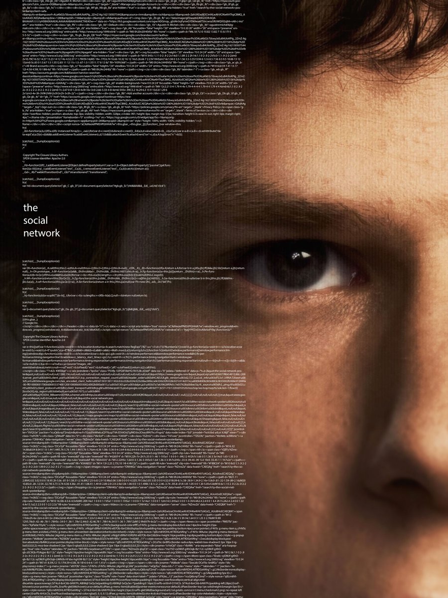 PosterEscape's tweet photo. Great poster for The Social Network by @AgustinrMichel 

#TheSocialNetwork https://t.co/8kGxEKtZXM