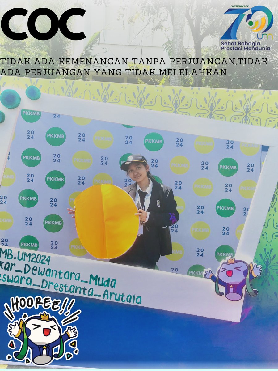 bucininisagara's tweet photo. CoC cakra off care 
Nama( Annisa)
@pkkmbu
#Day1PKKMBUM2024
#PKKMBUM2024
#MabaUM2024
#SinergiKreasi 
#BEMUM2024 
#UMtheOnlyOne
#SahabatMahasiswa
#LaskarDewantaraMuda
#universitasnegerimalang 
#NareswaraDrestantaArutala 
#ExcellenceInLearningInovation 
#LustrumXIVUM 
#kelompok https://t.co/LGPVIV6q4a