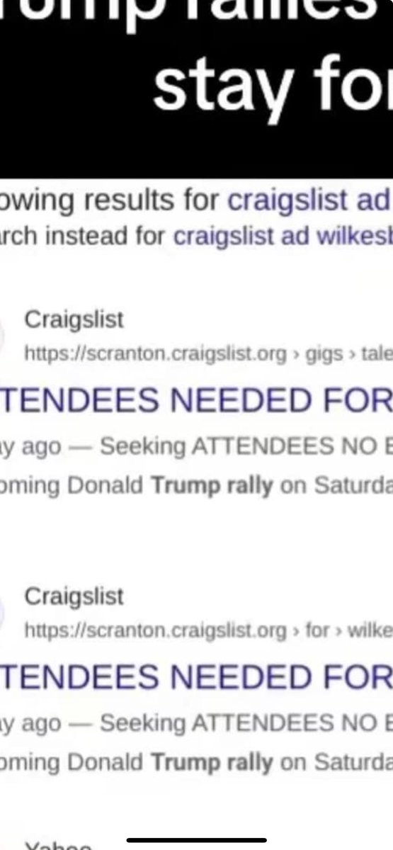 I knew it trump campaign paying people to attend his rallies that ‘s how he has anyone at his rallies ! Lies and deception !