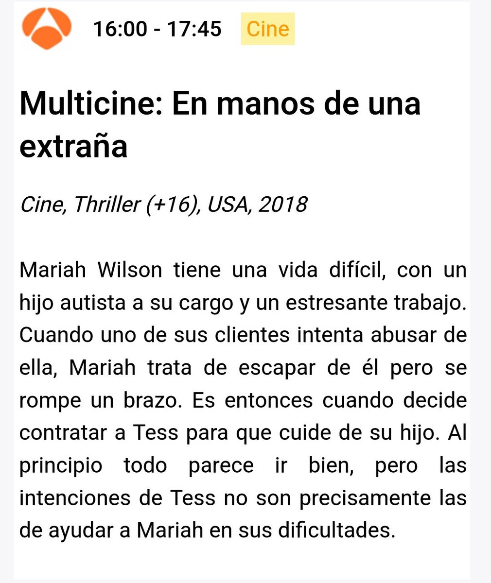 PeliDeTarde's tweet photo. Si creéis que estáis teniendo un mal verano, pensad en Mariah Wilson https://t.co/3ZDPrV6Ri8