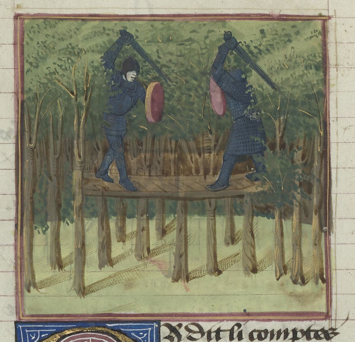 散文のトリスタン』（Tristan en prose）の写本 1451-1475年BNF