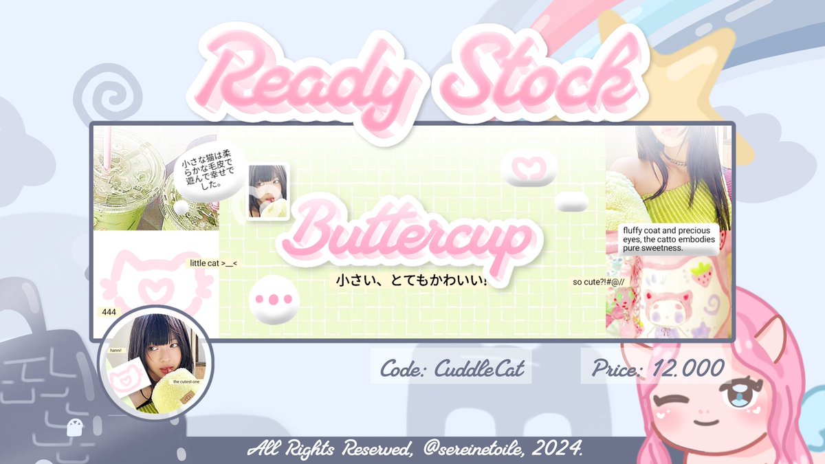 help retweet please, thankieess! 🍥

vien ada layout wony wonyoung &amp; hanni ready stock foto terbaru with price 12k (QRIS), free retext. bisa dijemput lewat DM atau tele ia, timaacii <3

{ #zonauang #zonaba }