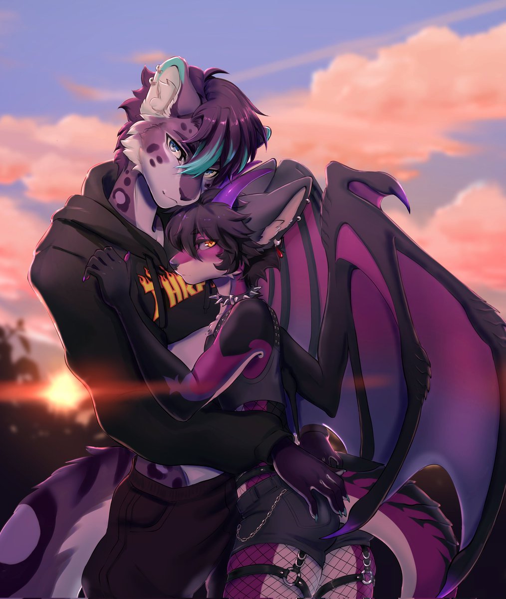 September_foxx's tweet image. For @Luko1_  with Niko, (late) HBD snep!!