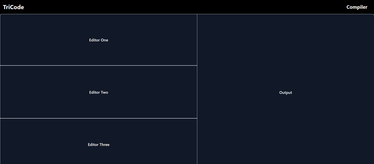 sivasish48's tweet photo. Day 1 of learning and building:
--> Designed the compile page with 3 code editors + output using ShadCN's resizable component.
--> Created the NotFound component.
--> Learned why backend validation is crucial for preventing bad inputs.
#TechJourney #ShadCN #BackendValidation https://t.co/RBrmU7oKMI