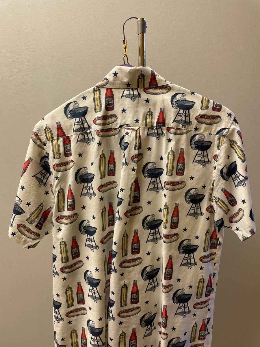 The ultimate summer shirt! Pairs nicely with a hot dog in hand 🌭 #fashionpickoftheweek