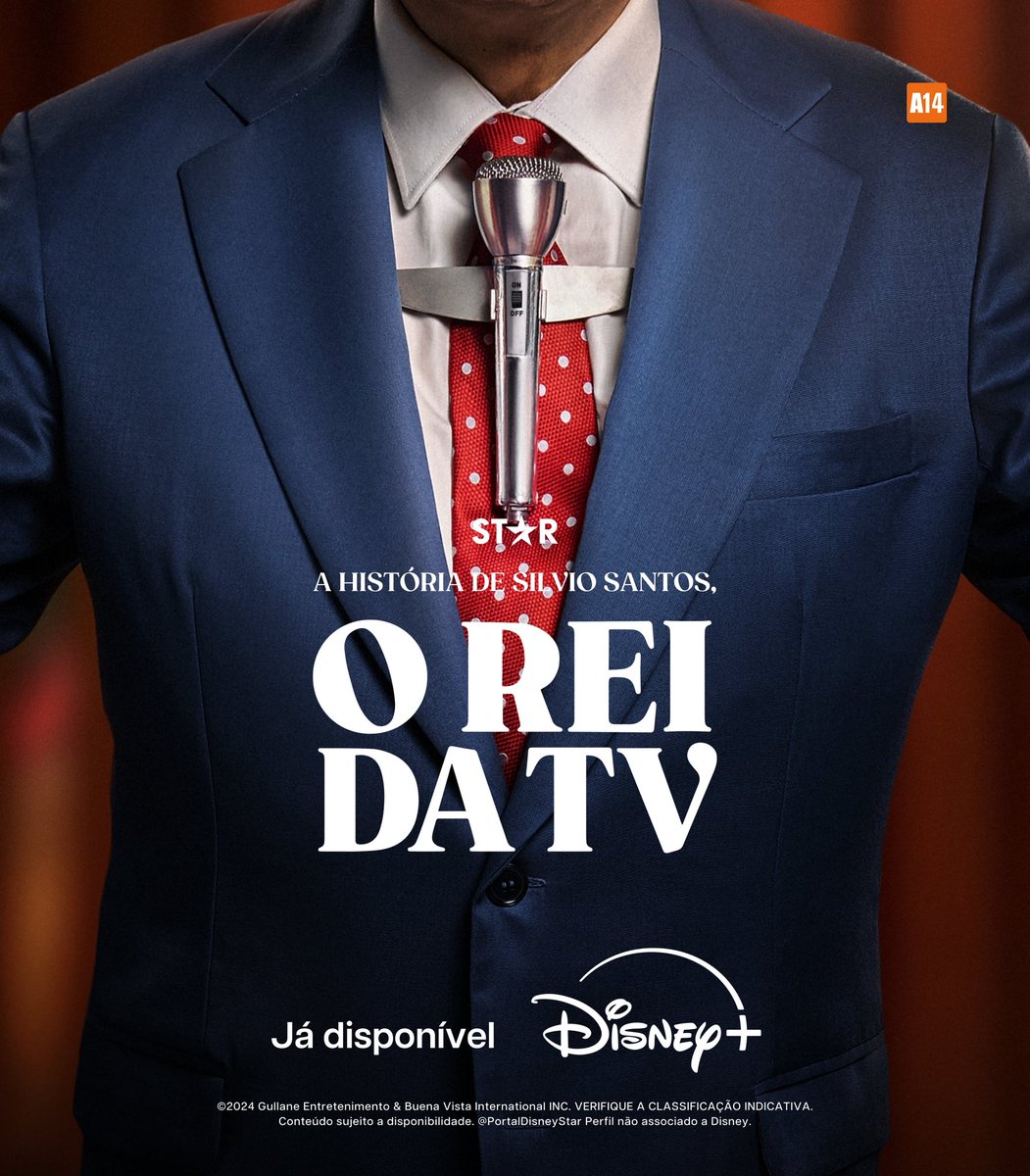 PortalHuluBR's tweet photo. A história do maior comunicador da televisão brasileira, conheça Silvio Santos, O Rei da TV. 🎤📺

#OReiDaTV série Star Original. Assista no #DisneyPlus.

♪ Silvio Santos vem aí... ♪ https://t.co/rr1FDXOb8v