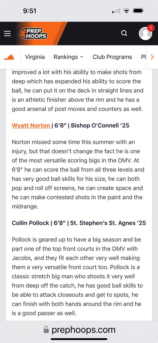 Appreciate the recognition ⁦<a href="/jwherron10/">Jack Herron</a>⁩ and Prep hoops