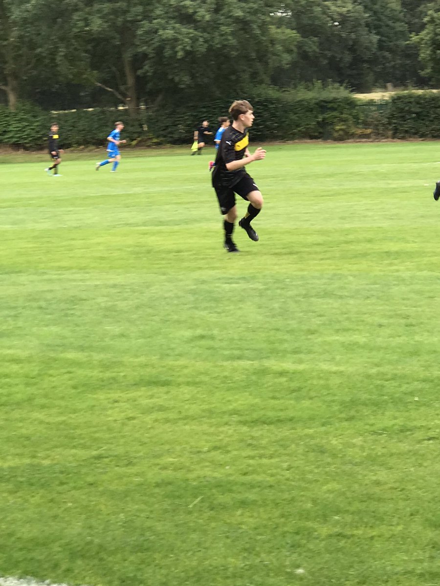 Played up a year today for the U15’s, well done Callum, you did fantastic! #wiganafc 💙⚽️