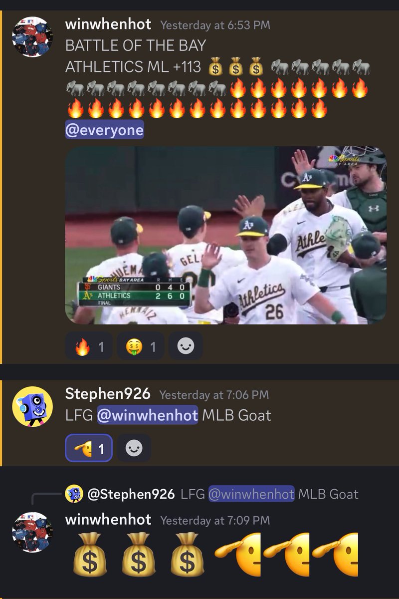 WinWhenHot's tweet photo. π₯ 21-4 π₯ 84% #mlb run π°πββοΈπ¨ on twitter / X , more winning on the #WinWhenHot Discord #ncaaflash Stay Winnin' stay gettin' money off sports π₯π₯π₯ βΎοΈπ₯ππ₯ #Gamblingtwitter #GamblingX https://t.co/WJuHcChHXq