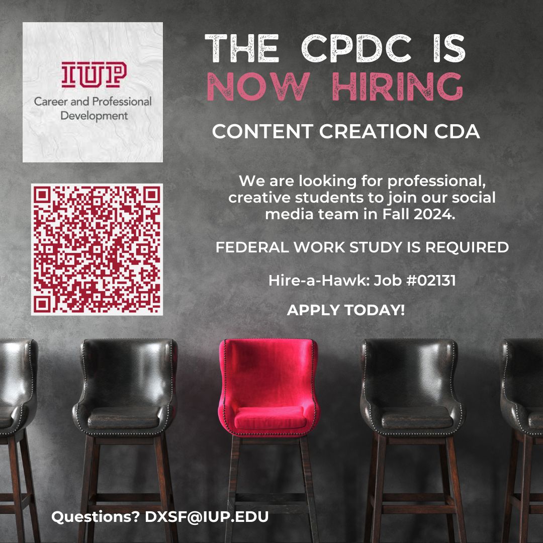 IUP Career and Professional Development Center tweet media