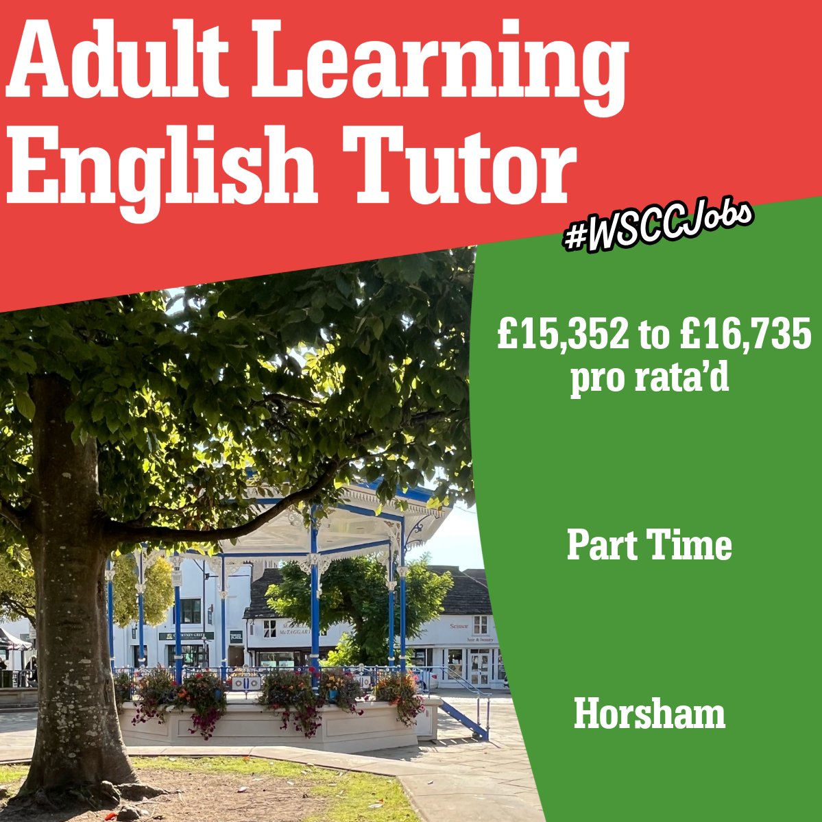 Do you have a passion for supporting learners in adult education?

We have exciting opportunities to join WSCC’s Adult Learning Team as an Adult Learning Tutor 16-19 in English. Apply here: bit.ly/3yOnJgW

#WSCCJobs #Tutor