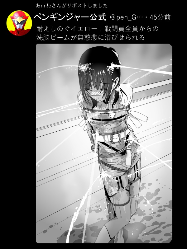 しかもこのイエローは敵に捕まり拷問されてしまうことが多い 頑張れイエロー! 