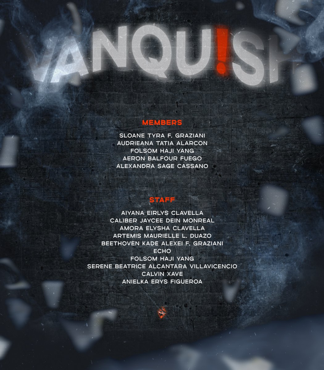 SCINTILLA (신틸라) "VANQU!SH"      
THE DEBUT CONCERT           

𝗔𝗖𝗞𝗡𝗢𝗪𝗟𝗘𝗗𝗚𝗘𝗠𝗘𝗡𝗧

 #SCINTILLA #IGNITESOULS 
#신틸라 #VANQUISH