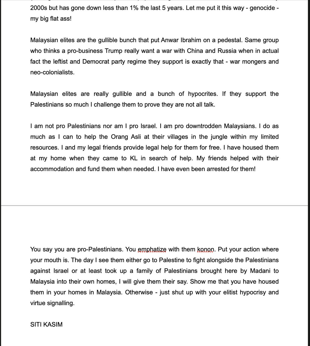 The Hypocrisy of "Elite" Malaysians