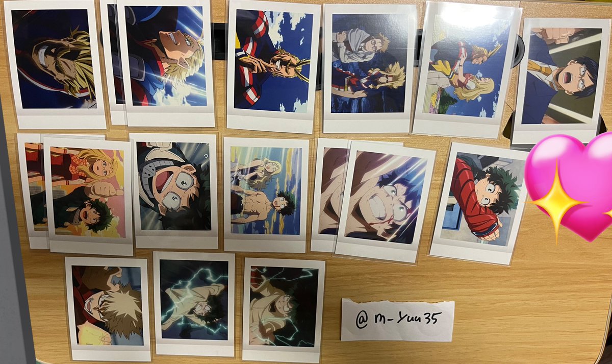 m_yuu35's tweet photo. 【交換】
僕のヒーローアカデミア ヒロアカ ぱしゃこれ 二人の英雄

譲
オールマイト 飯田天哉 緑谷出久 爆豪勝己

求
轟焦凍 麗日お茶子 ファットガム https://t.co/CcwKyRDoMX