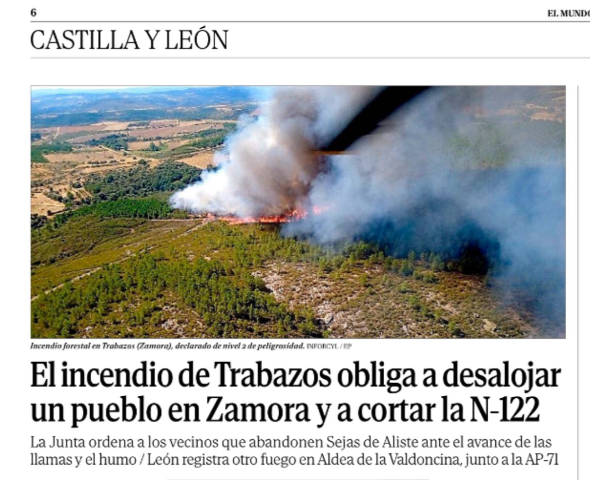 La #CastillayLeón que funciona para <a href="/alferma1/">Alfonso F. Mañueco</a> en prensa de hoy

1️⃣ No hay niños por despoblación y envejecimiento.
2️⃣ Menos atención primaria = más regencias + intervenciones quirúrgicas
3️⃣ Desequilibrio territorial versión farmacias.
4️⃣ Incendios y falta de operativo todo el año