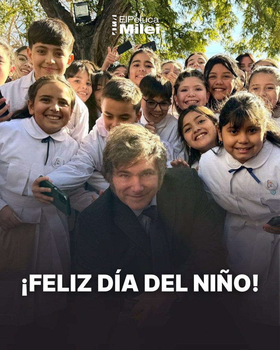 ElPelucaMilei's tweet photo. ¡FELIZ DÍA DEL NIÑO! 🎉 https://t.co/gmEYl9SuXC