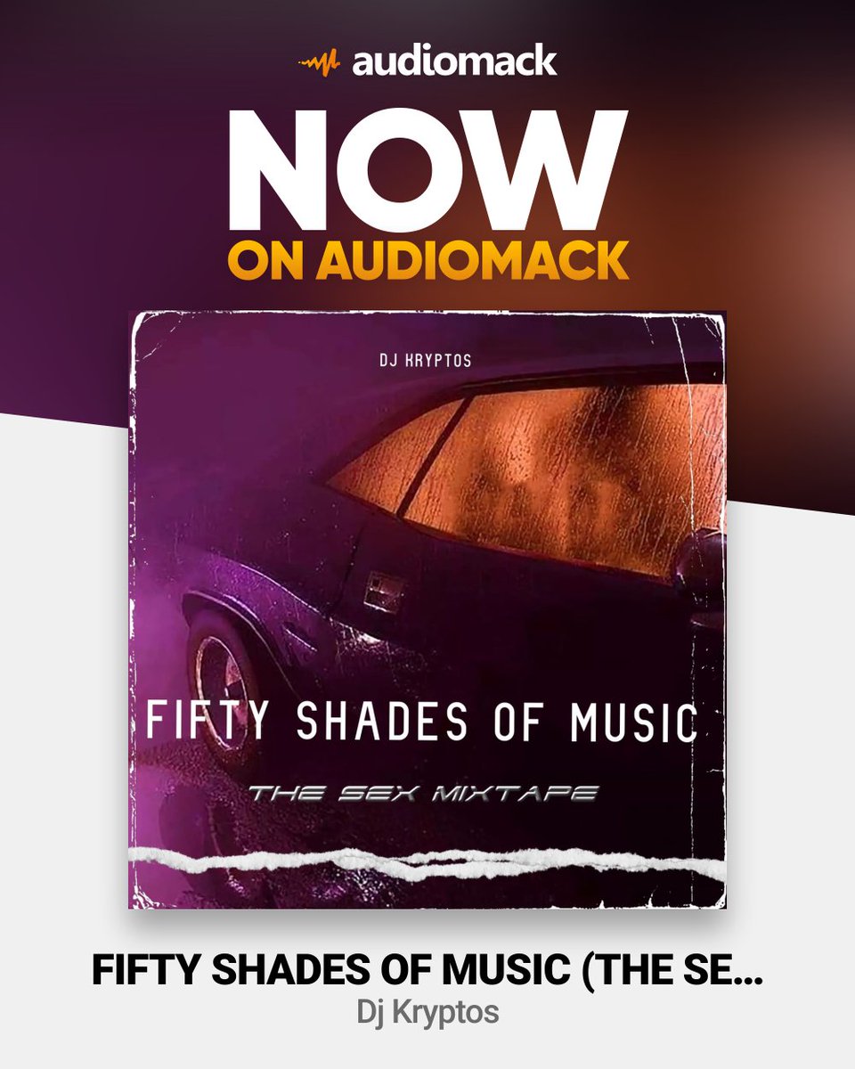 🔥 Ignite your senses with DJ Kryptos' steamy new 30-minute mixtape, "Fifty Shades of Music." This seductive mix is designed to set the mood and elevate your intimate moments with a seamless blend of passionate tracks.
audiomack.com/DJKryptos/song…
