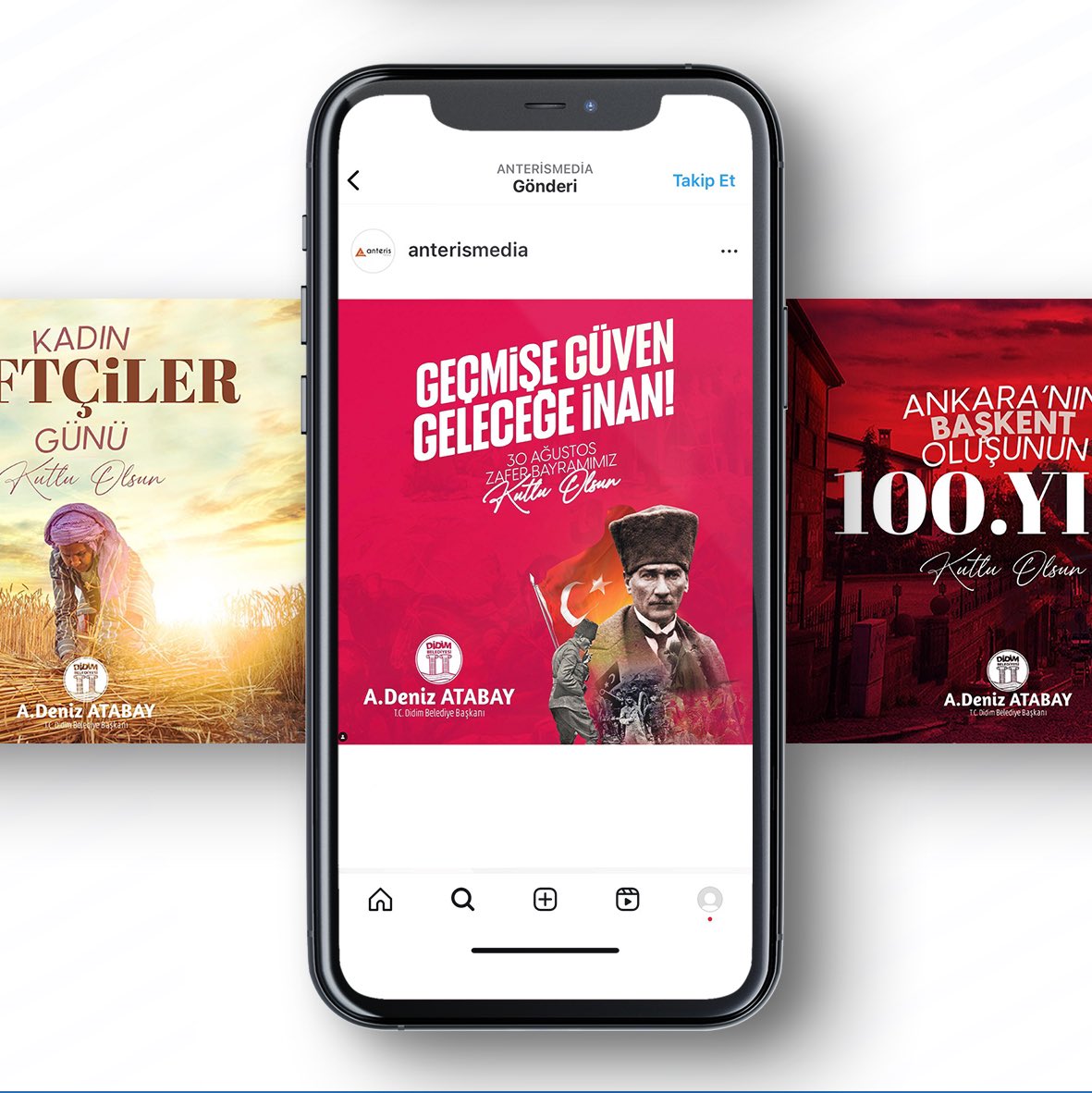 AnterisGroup's tweet photo. Özel günleri, özgün mesajlar ile paylaşın. 📱💻

Didim Belediyesi
#reklam #siyaset #kampanya #outdoor #socialmedia #sosyalmedya #ajans #grafiktasarım #istanbul #türkiye #turkey #ankara #izmir #aydın #didim #mersin #anteris https://t.co/bR71Y1Kqkt