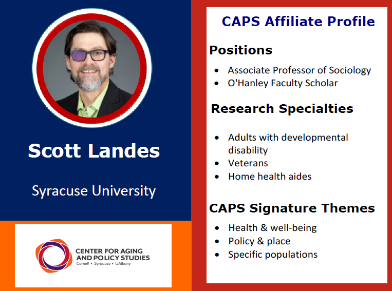 CAPS_research's tweet photo. 📢📢This week’s affiliate is @scottdlandes, a sociology prof. @MaxwellSU. His current research examines the causes &amp; consequences of erroneously coding developmental disability as the underlying cause of death on US death certificates‼️

See his bio here ➡️https://t.co/nZ81rRiSGN https://t.co/roI3rVSPFT