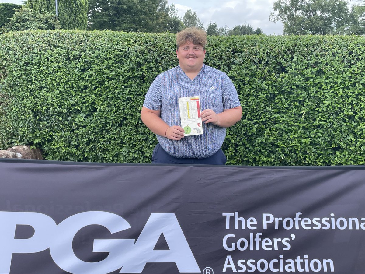 After shooting a new course record 61 @ Dumfries @ Galloway ⁦<a href="/HaystonGC/">Hayston Golf Club</a>⁩ Pro Chris Maclean takes a three shot lead into the second and final day of the ⁦<a href="/PGAScotland/">PGAScotland</a>⁩ Kerr Investments Pro-Am.