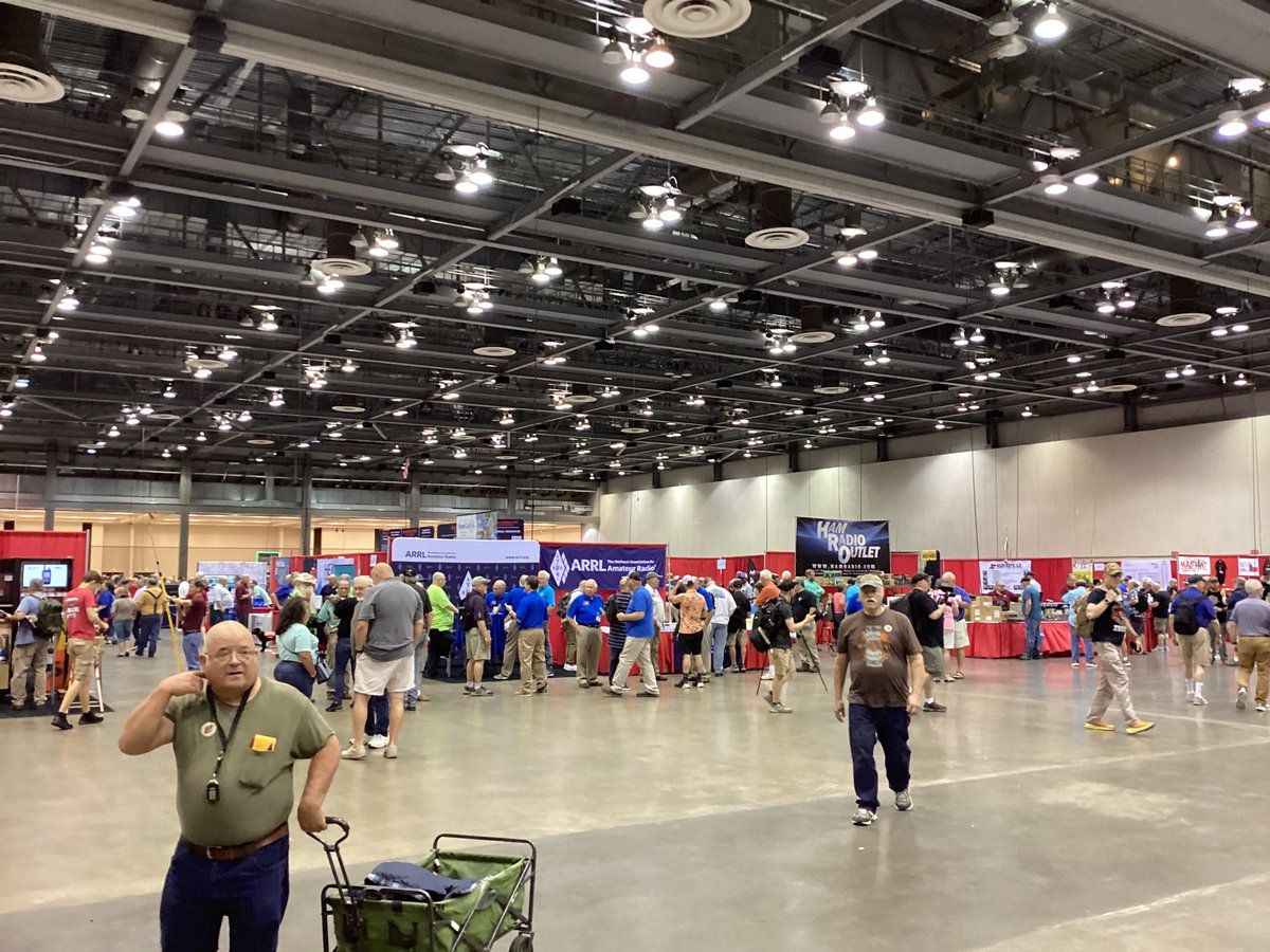 Had a great first day at <a href="/hsvhamfest/">Huntsville Hamfest</a> . The crowds were mighty! Ready for Day 2!