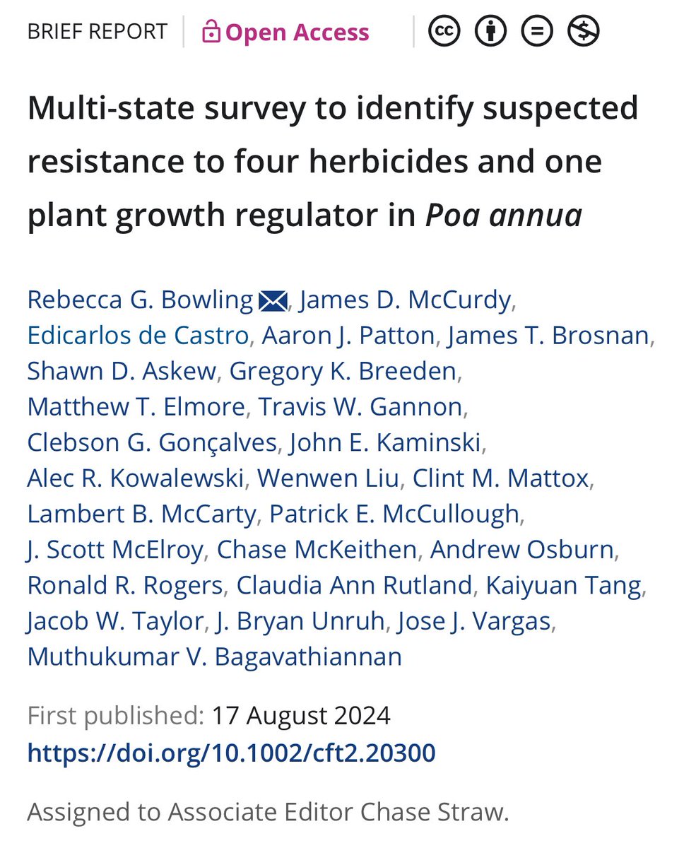 USDA-SCRI Annual Bluegrass Collective tweet media