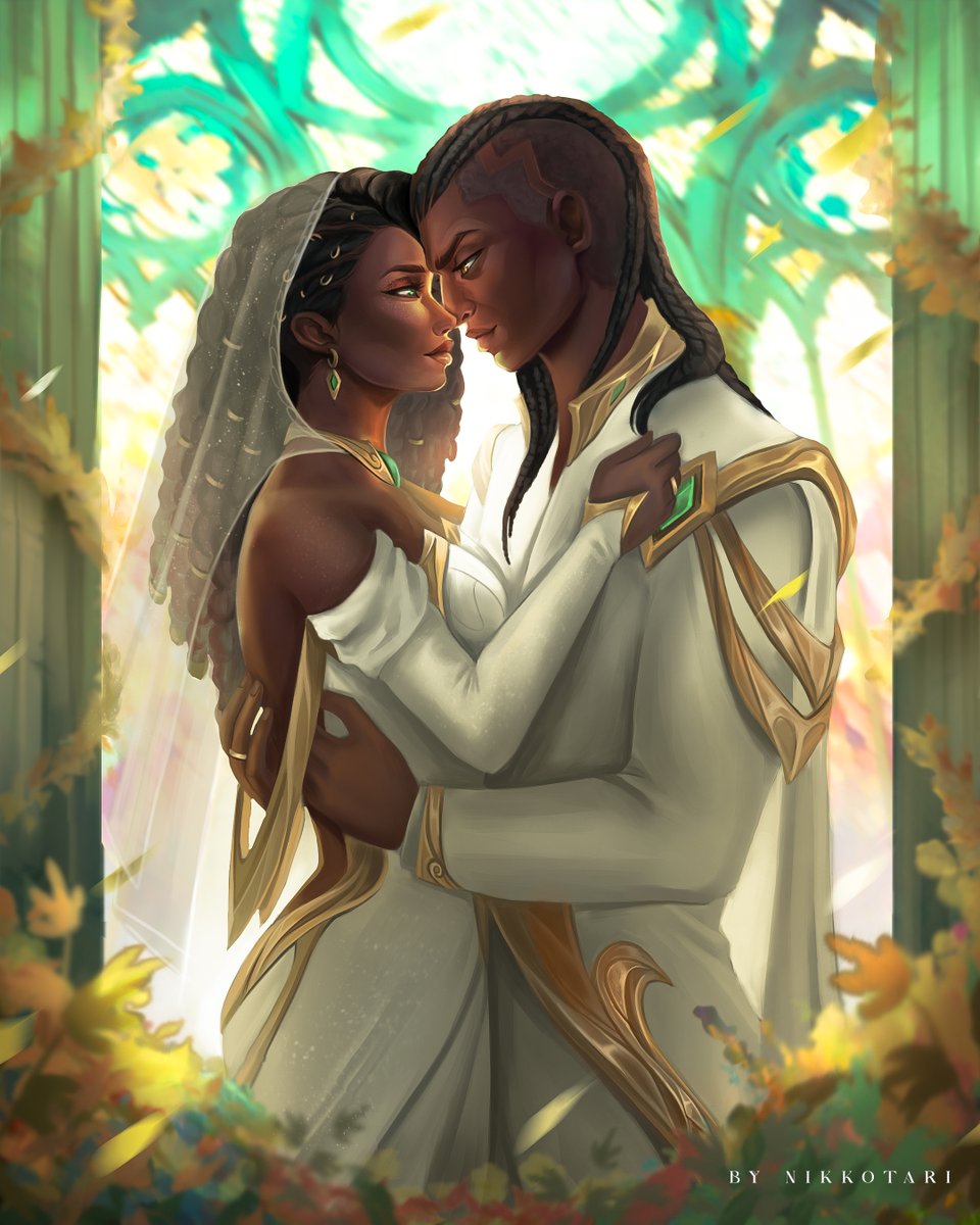 nikkotari's tweet image. Together forever💍
#lucian  &amp;amp; #senna