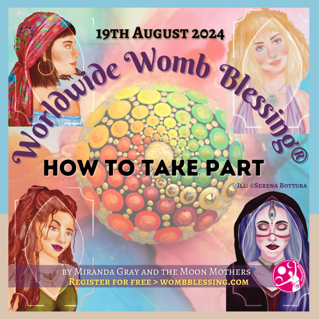 wombblessing's tweet photo. Taking part in tomorrow’s Worldwide Womb Blessing is easy! See https://t.co/exTPO3Hwno
Want to join a group? https://t.co/53DuMueI1e 
Want to share your group with others? https://t.co/OhdQyXHYXD
Questions? Ask the Moon Mother Country Contacts: 
https://t.co/ItexpnVoJv https://t.co/WkEDtgwvtT