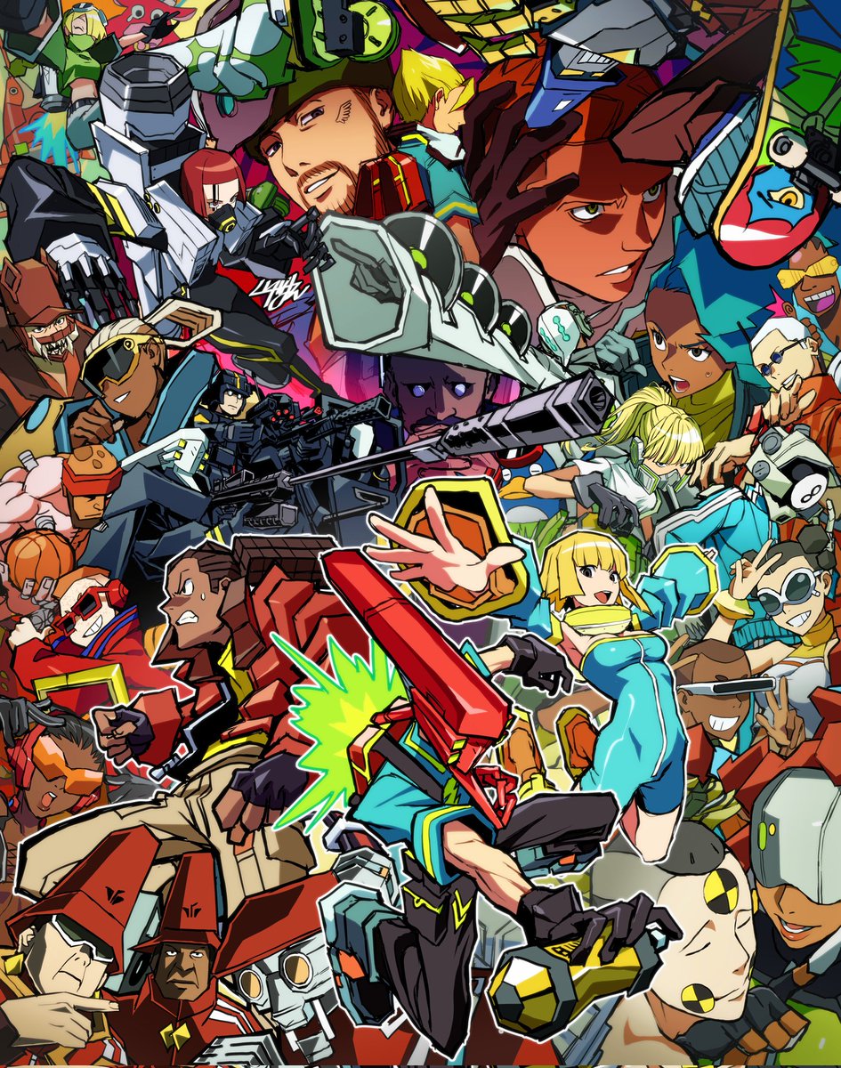 #BombRushCyberfunk 🎂