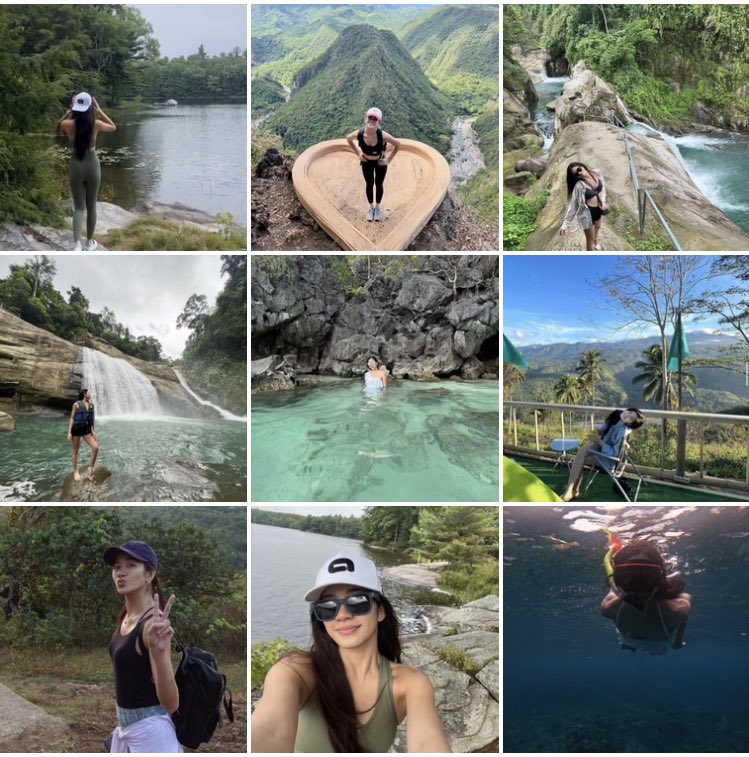 aiah's love for nature 🍃⛅️⛰️ >>>
