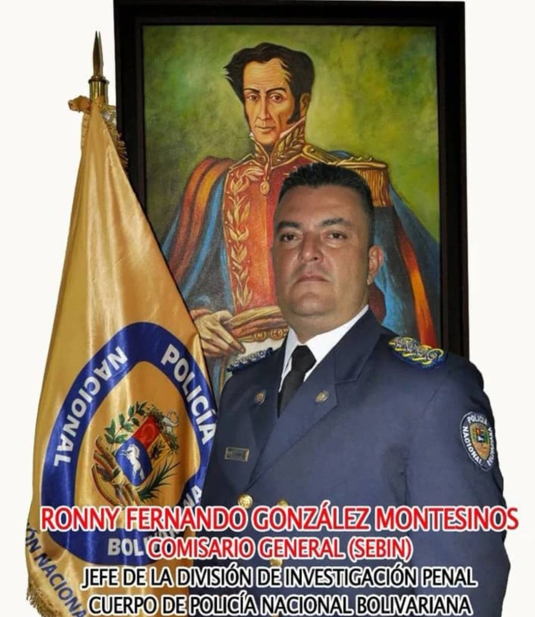 ADRIANAAZZIAS's tweet photo. 🔎LA CARA DE EL LADRÓN DEL CAMIÓN DE MARIA CORINA: 

Quien ordenó el robo del camión utilizado por @MariaCorinaYA y @EdmundoGU en sus movilizaciones fue el "comisario" (rango logrado a partir de su sumisión absoluta al poder) Rony González Montesinos, figura clave junto a Miguel Dominguez en la represión que desata la dictadura contra la población que protesta pacíficamente a través de @0800POLINAC.