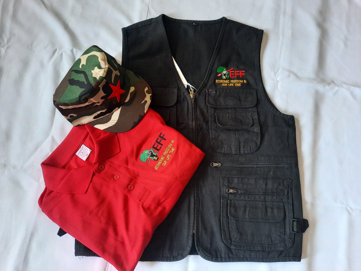 Differenxials's tweet photo. Merchandise/Regalia for SALE
Come grab yours👌🏾

🚚We deliver Countrywide via: The Courier Guy

To place your order 👇🏾
☎️WhatsApp 067 049 9933

#GirlTalkZA #JobSeekersSA 
The EFF |Malema https://t.co/aBOvrnjy7f