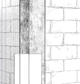 レンガは適当にやってもそれっぽく見えるから良き。 