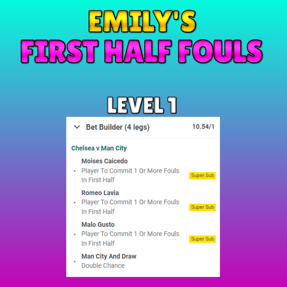 Emily’s Football Tips tweet media