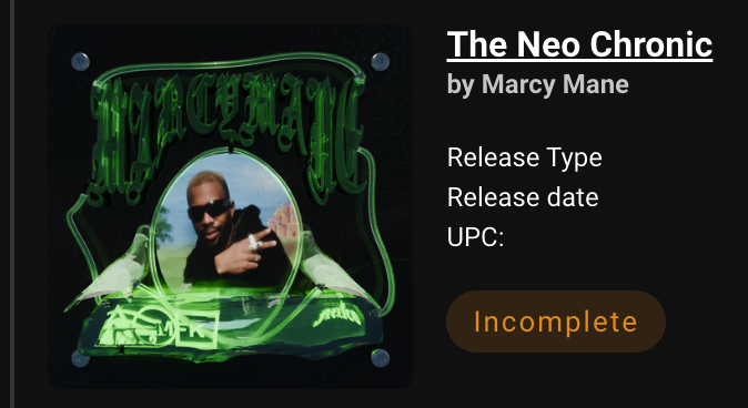 new album soon