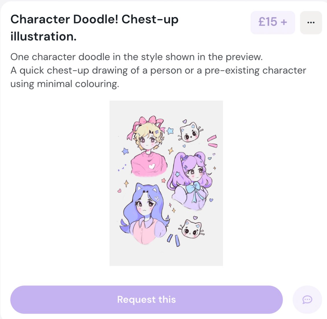 greypetals__'s tweet photo. Hii! I’ve opened shop!

I’m also taking some doodle commissions for a limited time 🥰💖
https://t.co/EIEL1zVrIB https://t.co/Ostx4mN1ZJ