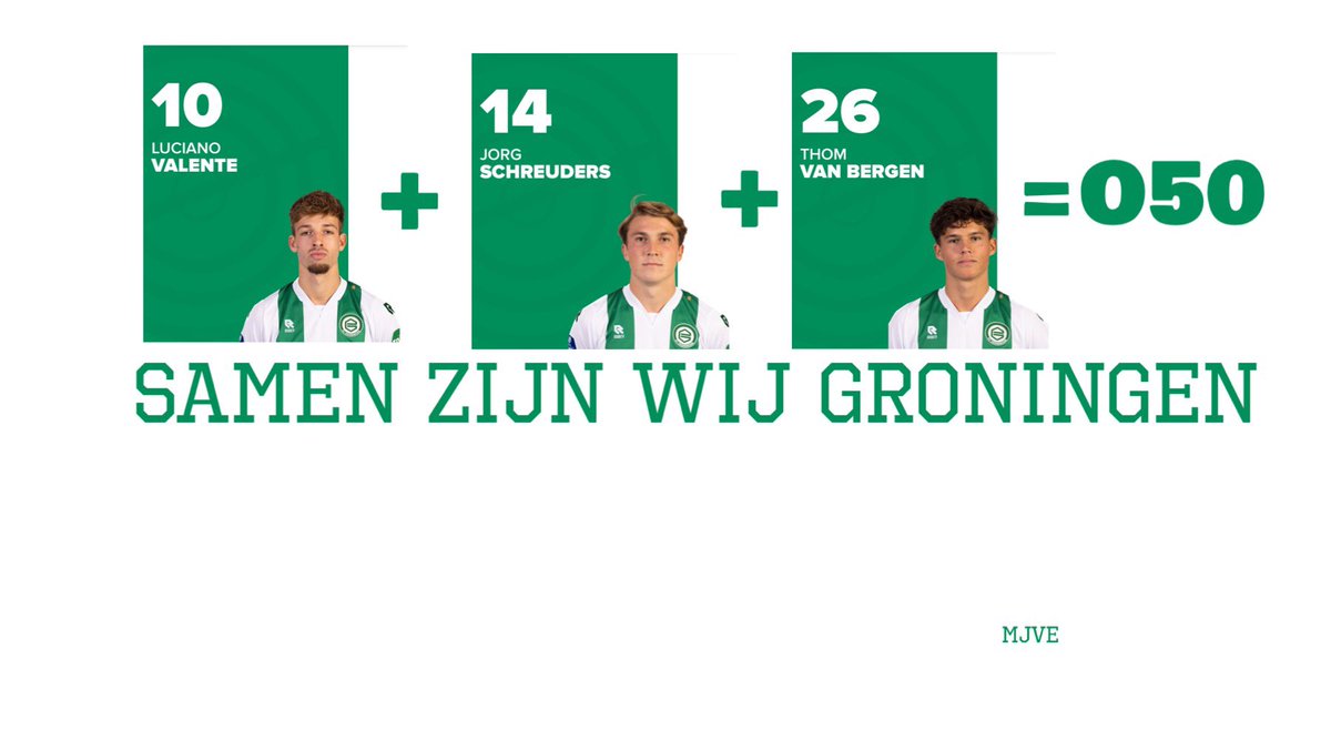#fcGroningen #nulvijftig #groningen