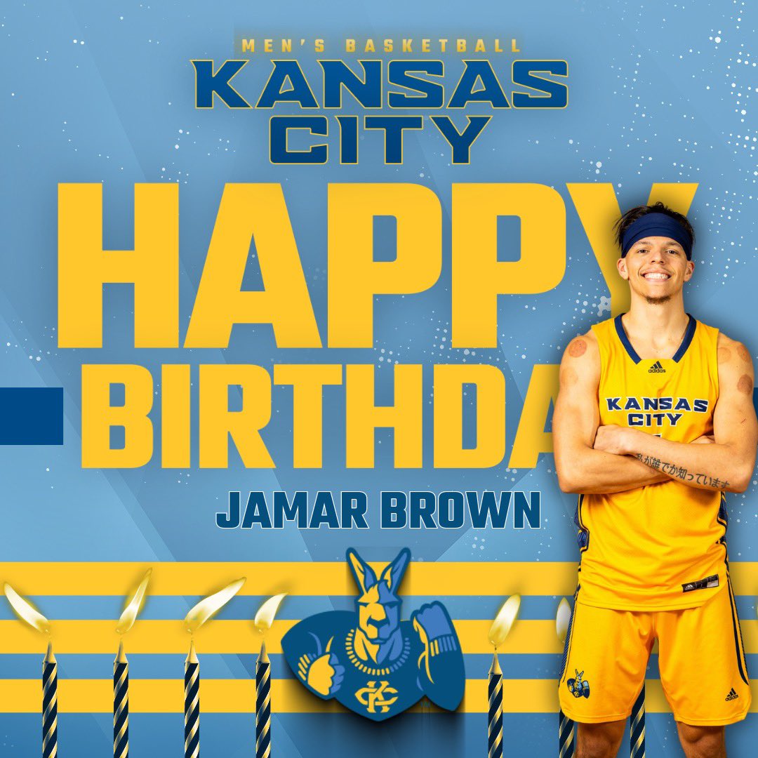 Kansas City Men's Basketball (@kcroosmbb) on Twitter photo Happy birthday to our Leo from AZ! Enjoy your day <a href="/jamar_brown2/">Jamar Jordan Brown๐ฅทโข๏ธ</a>!
๐ฅณ๐๐โ๏ธ๐ต๐ก๐ฆ
#RooUp #RiseOfTheRoos #BAM Happy birthday to our Leo from AZ! Enjoy your day <a href="/jamar_brown2/">Jamar Jordan Brown๐ฅทโข๏ธ</a>!
๐ฅณ๐๐โ๏ธ๐ต๐ก๐ฆ
#RooUp #RiseOfTheRoos #BAM