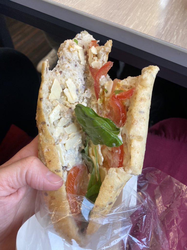 Just to top off a day of bad luck and delays <a href="/Pret/">Pret</a> has forgotten to add the prosciutto to my Italian prosciutto baguette…. 🥴