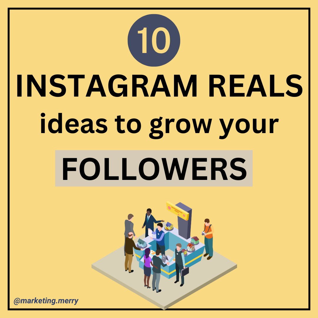 marketermerry's tweet photo. 💥✅10 Instagram Reals Ideas To Grow Your Followers.

📌If you want to grow your social media account, you can comment or DM me.
#DigitalMarketing 
#reals
#followers
#socialmediamarketing
#contentmarketing 
#SEO  
#business https://t.co/aJz6bYgDJJ