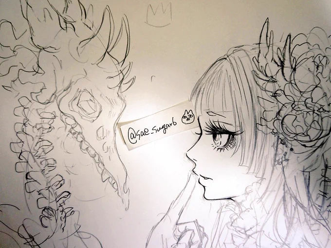 ペン入れとかスケブ下書きとか 