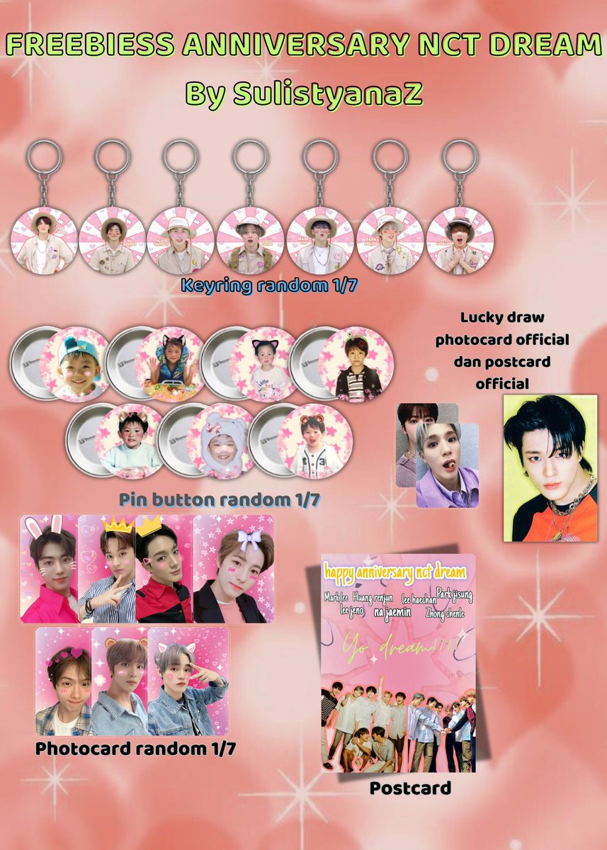 SulistyanaZ's tweet photo. Pada mau freebies anniversary nct dream ini? Oh ya beberapa nanti juga aku selipin album juga ya!
Only 500set aja ya🙏🏻🙏🏻 https://t.co/EQlzx8nB4m