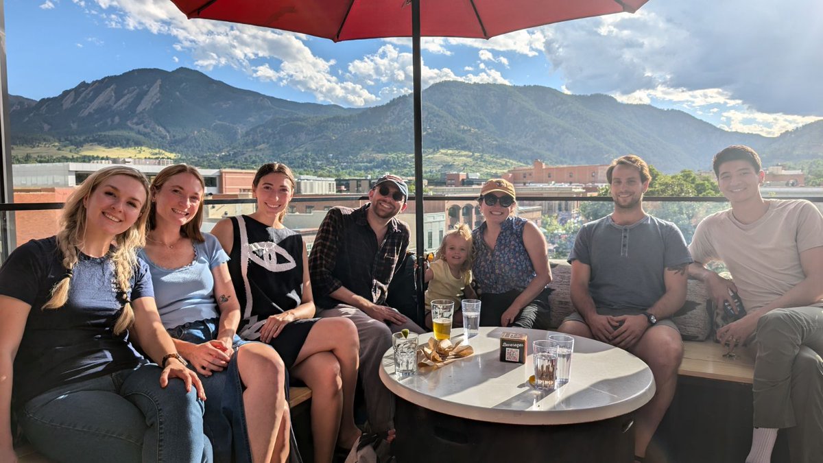 SamRPJRoss's tweet photo. Brilliant week at @CUBoulder with @LauraEllenDee working on response diversity, eating brussel sprouts and elk hotdogs, seeing a bear, a moose, and a tonne of prairie dogs, and going to my first baseball game! Thanks Laura &amp; everyone for making my trip productive and memorable 🦬 https://t.co/f5Ih7ROuUF