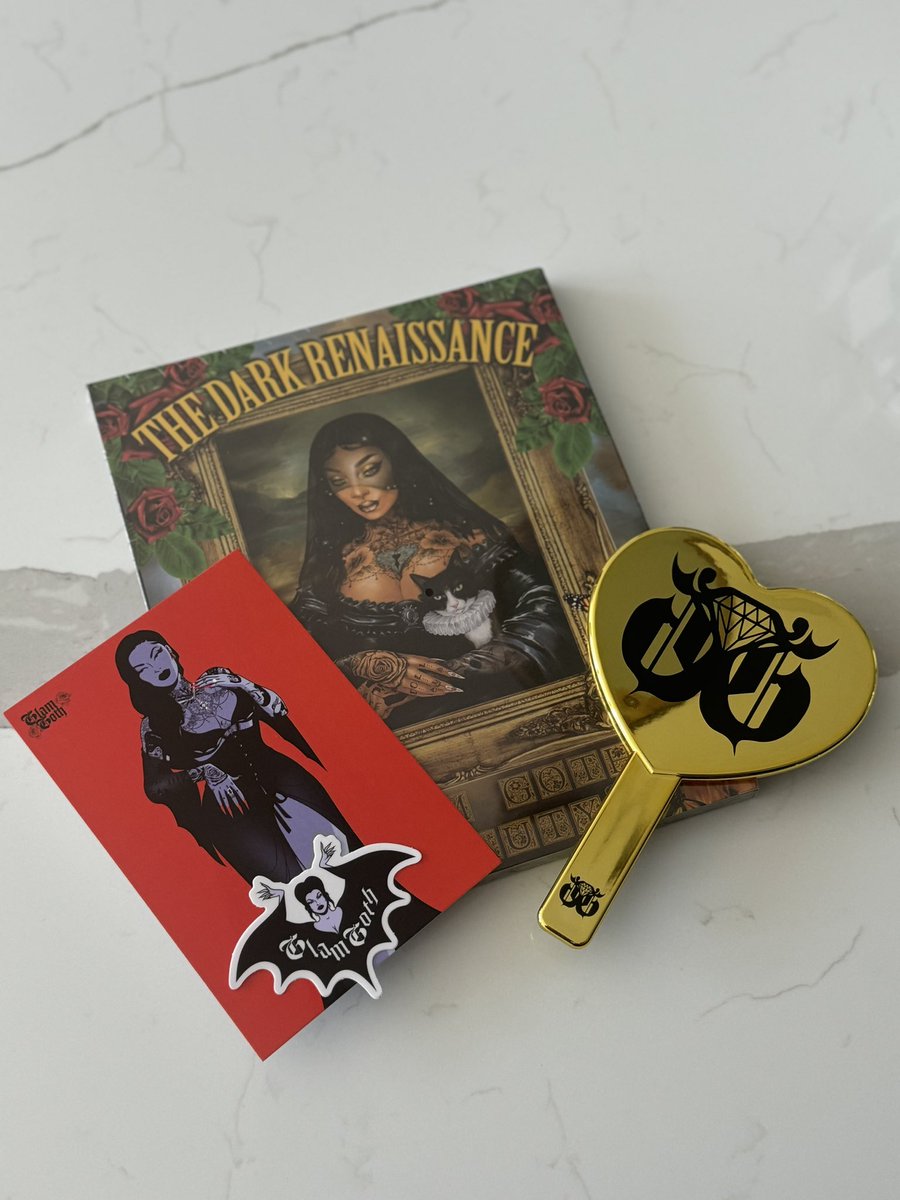 CurlyPrincesa's tweet photo. I’m so excited!! Just got my first order from @GlamGothBeauty https://t.co/4pGQSm38gQ