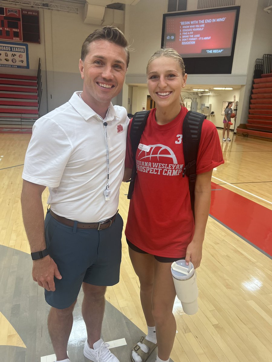 Had an amazing time at <a href="/IWU_WBB/">IWU WBB</a> prospect camp! Thank you Coach Whaley and the staff for this opportunity.