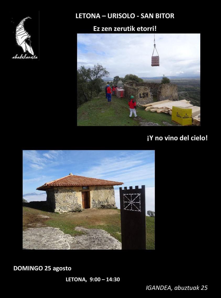 OndareLagunak's tweet image. 𝗘𝘇 𝘇𝗲𝗻 𝘇𝗲𝗿𝘂𝘁𝗶𝗸 𝗲𝘁𝗼𝗿𝗿𝗶!⁣⁣⁣
¡𝗬 𝗻𝗼 𝘃𝗶𝗻𝗼 𝗱𝗲𝗹 𝗰𝗶𝗲𝗹𝗼!⁣⁣⁣
Letona - Urisolo - San Bitor⁣⁣⁣
📅 Abuztuak 25 de agosto⁣⁣⁣
⏰ 9:00⁣⁣⁣
📍 Letona
⁣ℹ️ abadelaueta@gmail.com⁣⁣
⁣⁣⁣
#zigoitia #Letona #Urisolo #SanBitor #Abadelaueta