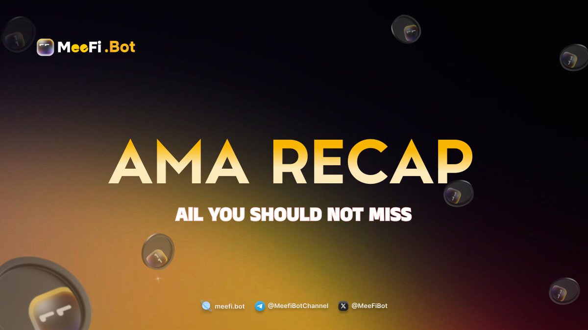 MeeFiBot's tweet photo. 📢 AMA Recap: All Things You Shouldn't Miss! 🚀

Missed our latest AMA? Don't worry—we've got you covered! Here's a quick rundown of the highlights you shouldn't miss:

✅ Overview
✅ Ecosystem
✅ Programs

Catch up with the full recording here  👉 https://t.co/k3UDKVPWVt https://t.co/UlCRvsAb4g