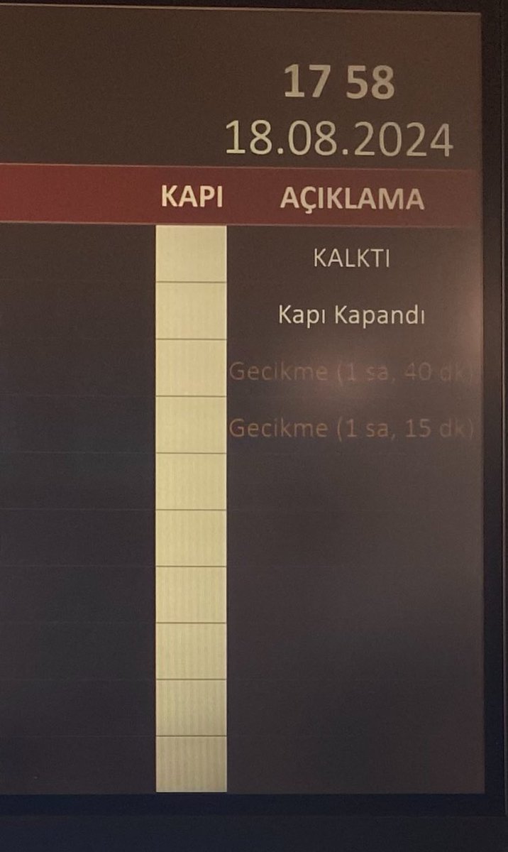 CeylanTekstil's tweet photo. @AJET_TR 1,40 dk geçikmeylemi https://t.co/7sHlU1nYTy