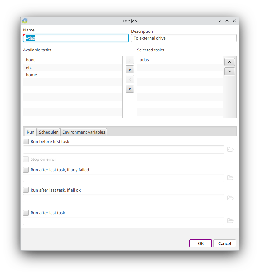 PatrikKarlstrom's tweet photo. Say hello to #nbRsync, JotaSync's successor!

It's a #GUI for #rsync (not only for #Linux) written in #java &amp; #javafx atop the Apache #NetBeans Platform.

https://t.co/MeDqQtzgBv

The #AppImage is the recommended format.

Make sure to backup your data before using nbRsync 🙃 https://t.co/Tm0II9PrHy